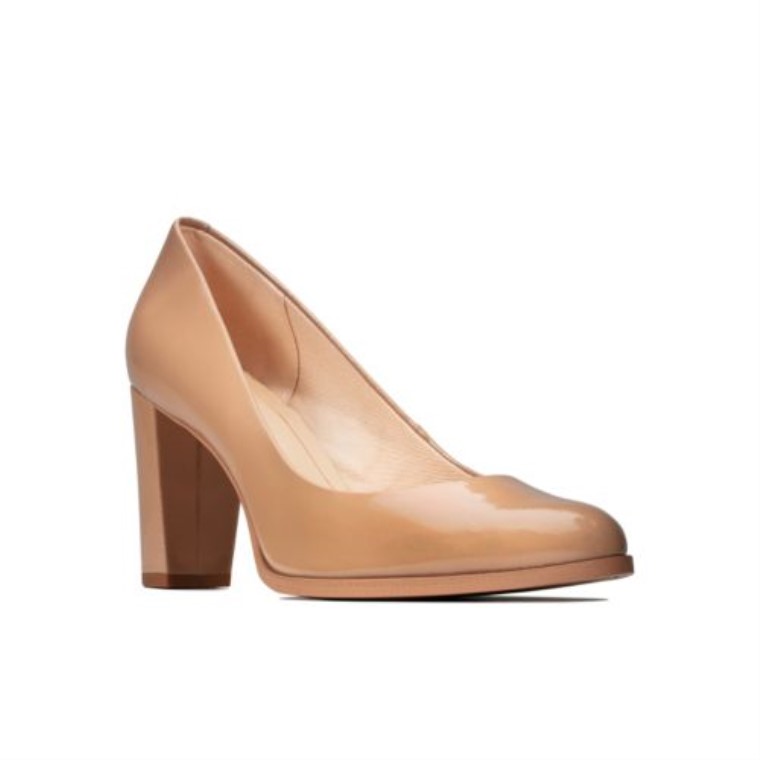 Clarks Praliné Charol Kaylcara