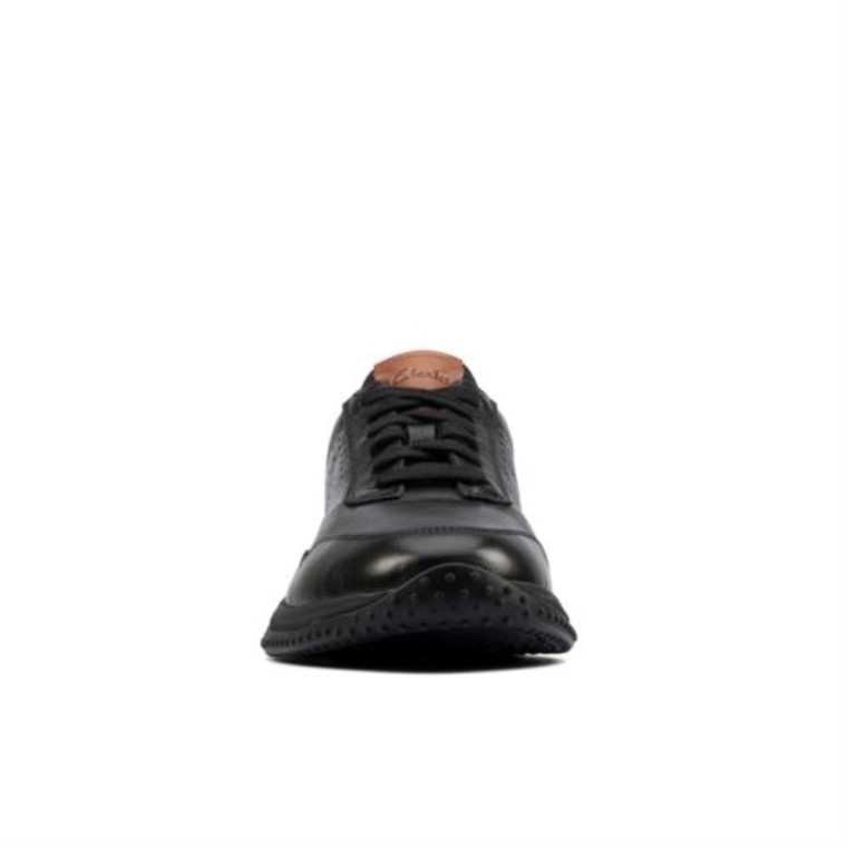 Clarks Puxton Encaje Cuero Negro