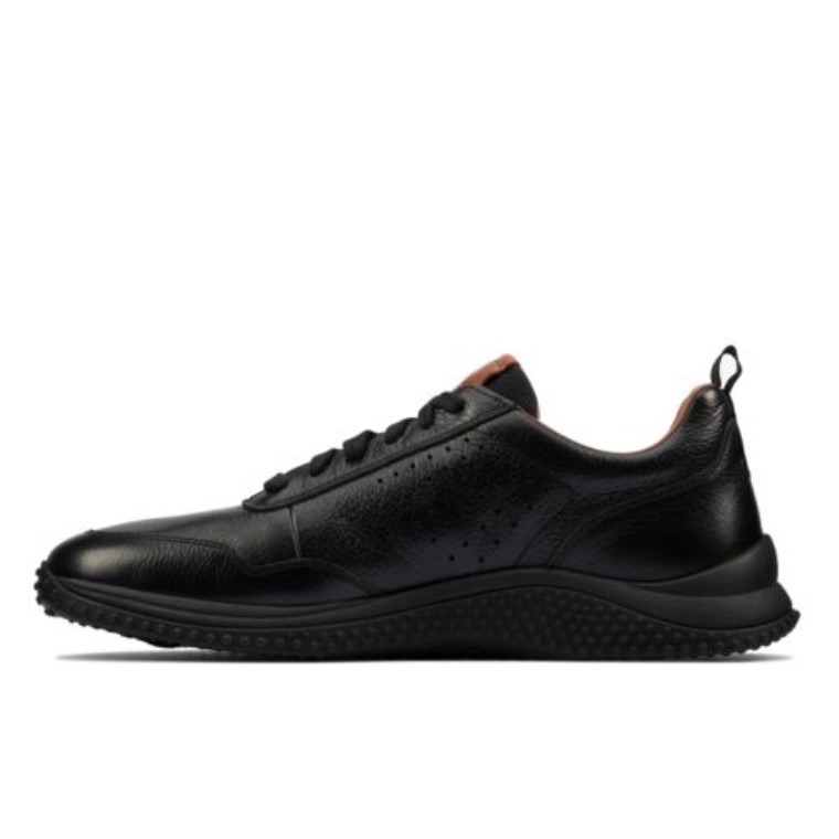 Clarks Puxton Encaje Cuero Negro
