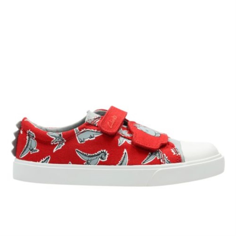 Clarks Rojo Tricer Rugido Inf F Ajuste