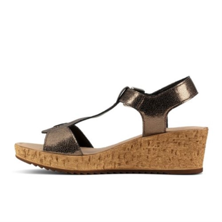 Clarks Rissa Sol Piedra Metalizado