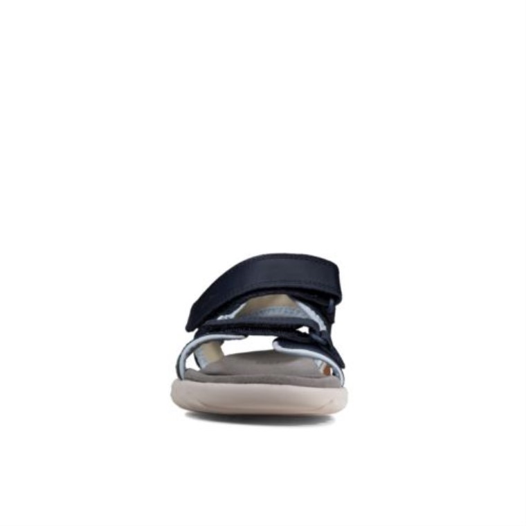 Clarks Rocco Wave Jnr G Fit Azul Marino Combi