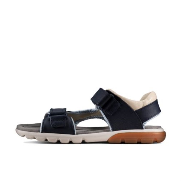 Clarks Rocco Wave Jnr G Fit Azul Marino Combi