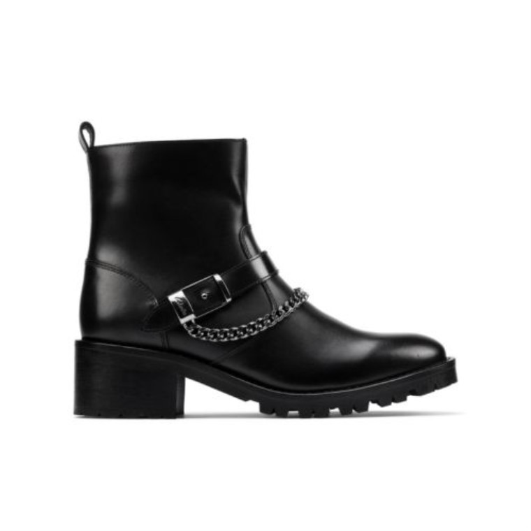 Clarks Roseleigh Negro Cuero Alto
