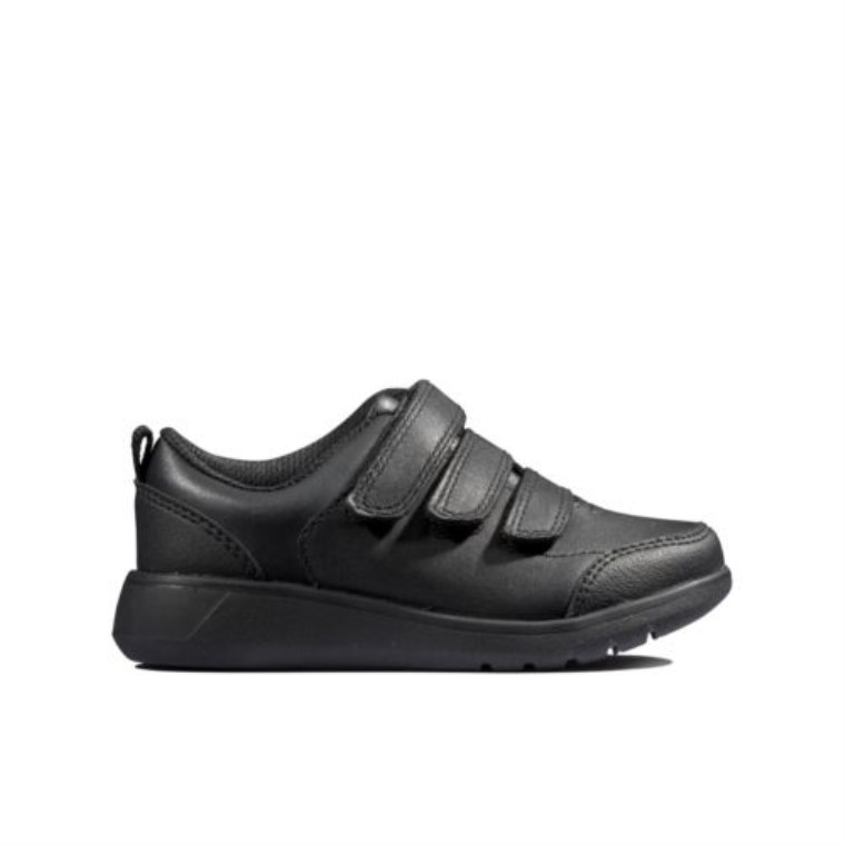 Clarks Scape Sky Inf G Fit Cuero Negro