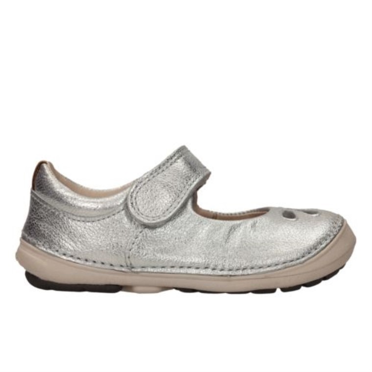 Clarks Plata Cuero Suavemente Eden Fst F Ajuste