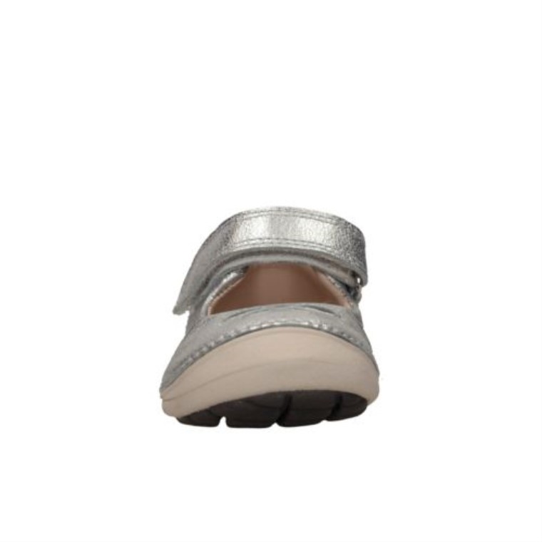 Clarks Plata Cuero Suavemente Eden Fst F Ajuste