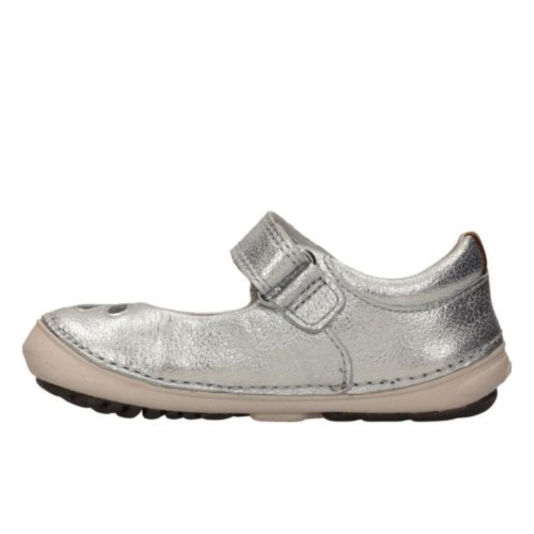 Clarks Plata Cuero Suavemente Eden Fst F Ajuste