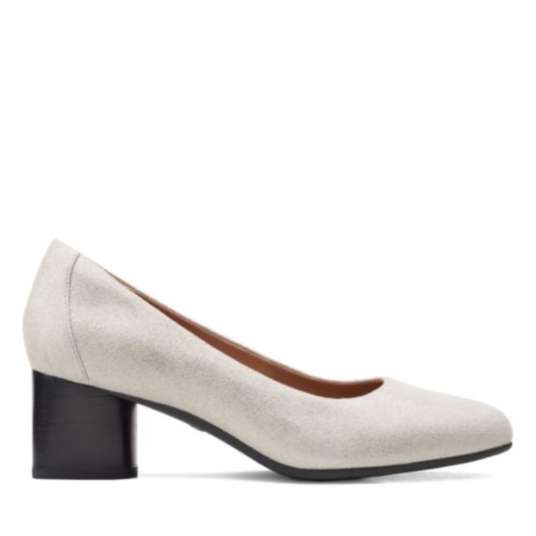 Vestido Clarks Plata Metalizado Un Cosmo