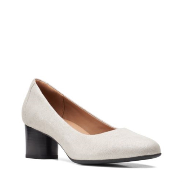 Vestido Clarks Plata Metalizado Un Cosmo