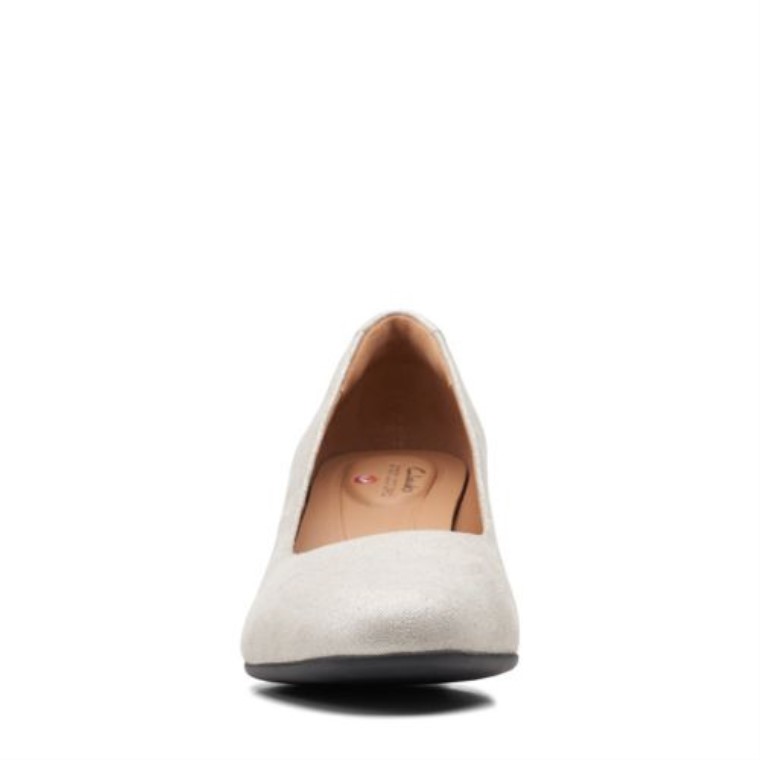 Vestido Clarks Plata Metalizado Un Cosmo