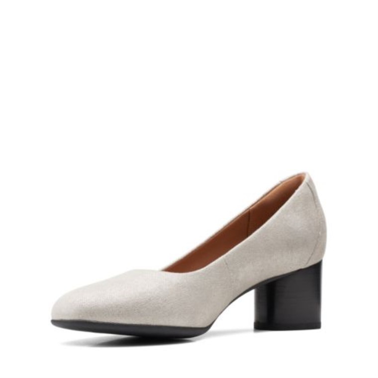 Vestido Clarks Plata Metalizado Un Cosmo