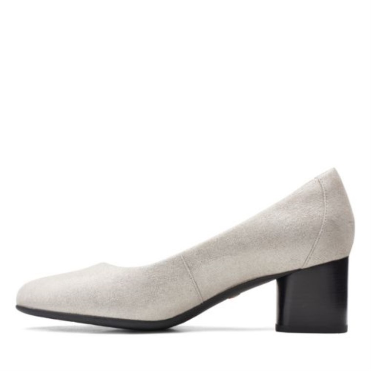 Vestido Clarks Plata Metalizado Un Cosmo