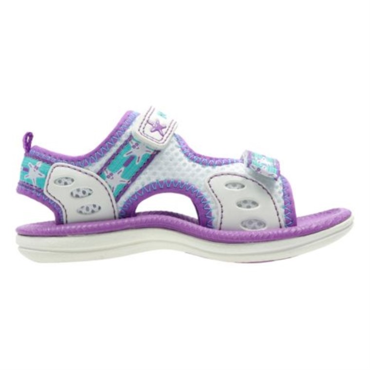 Clarks Star Games Fst F Fit Blanco Textil