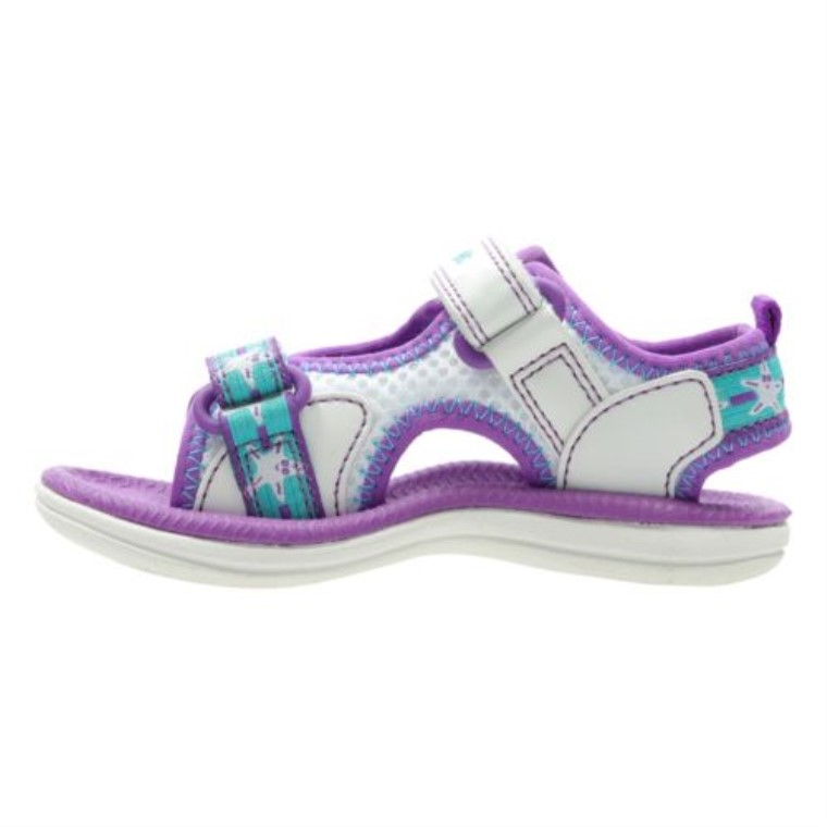 Clarks Star Games Fst F Fit Blanco Textil