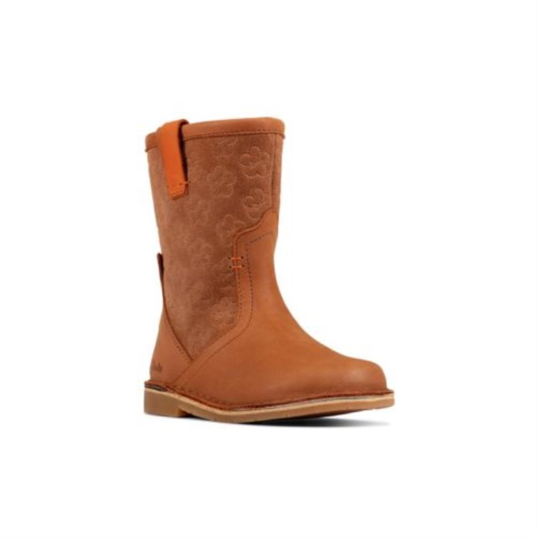 Clarks Bronceado Cuero Cometa Pop Fst G Ajuste