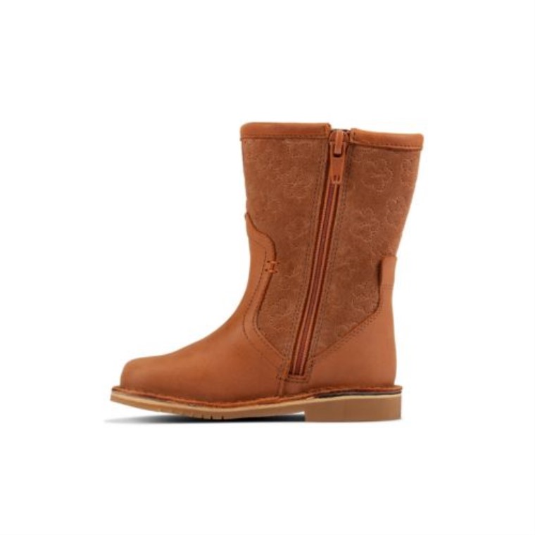 Clarks Bronceado Cuero Cometa Pop Fst G Ajuste