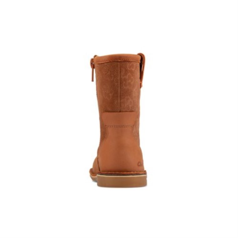 Clarks Bronceado Cuero Cometa Pop Fst G Ajuste
