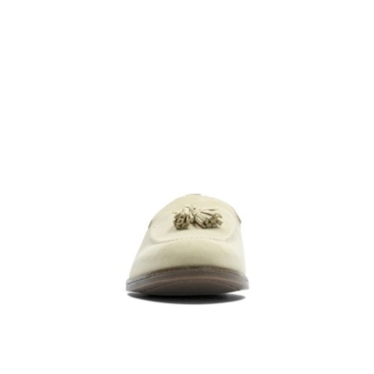 Slip Clarks Taupe Suede Citi Stride