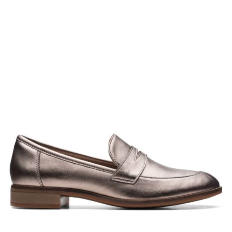 Clarks Trish Oro Rosa Metalizado