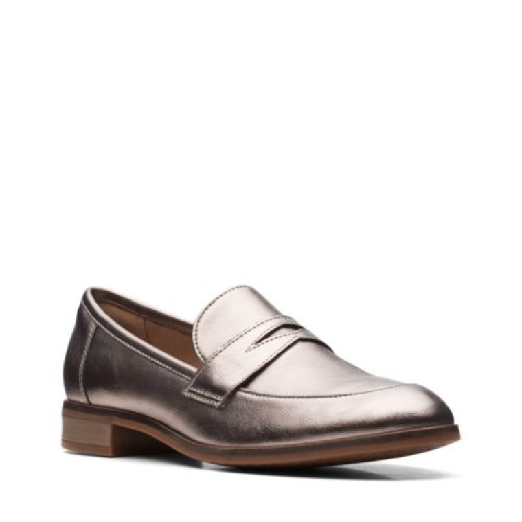 Clarks Trish Oro Rosa Metalizado