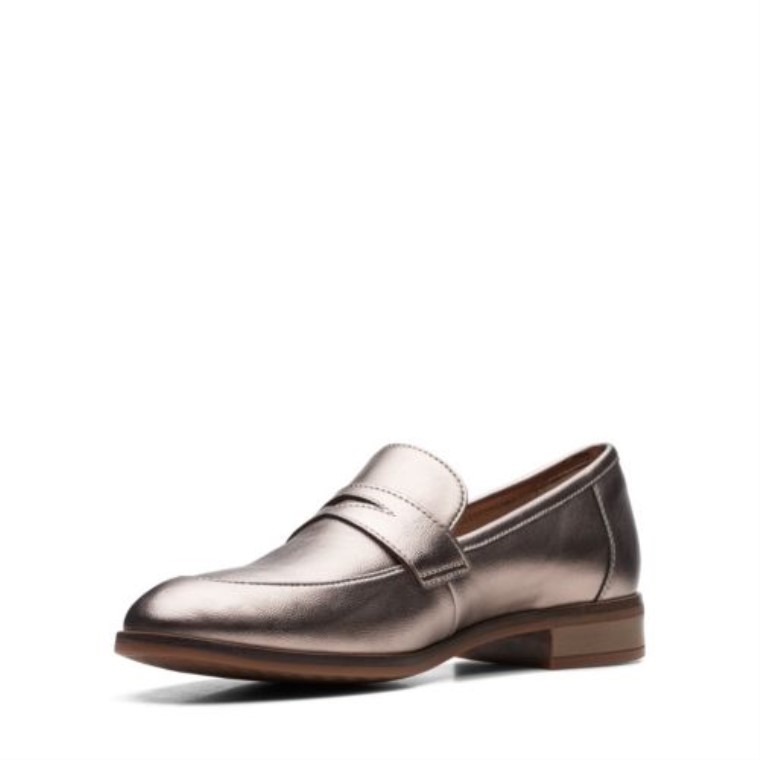 Clarks Trish Oro Rosa Metalizado