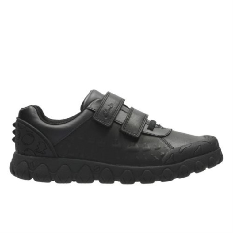 Clarks Tyrex Paseo Inf F Ajuste Negro