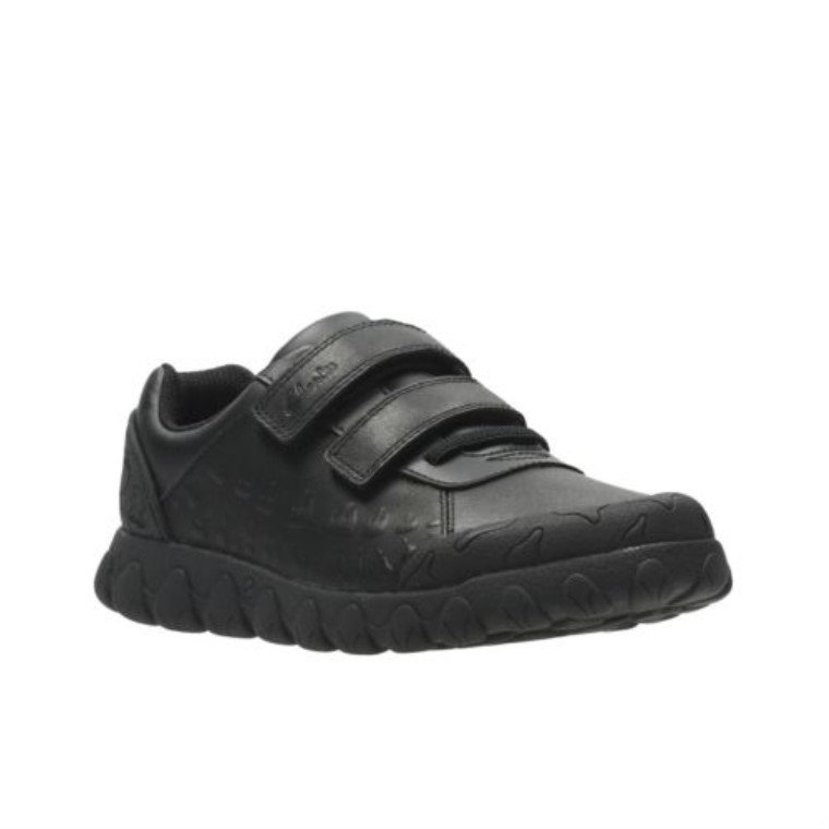 Clarks Tyrex Paseo Inf F Ajuste Negro