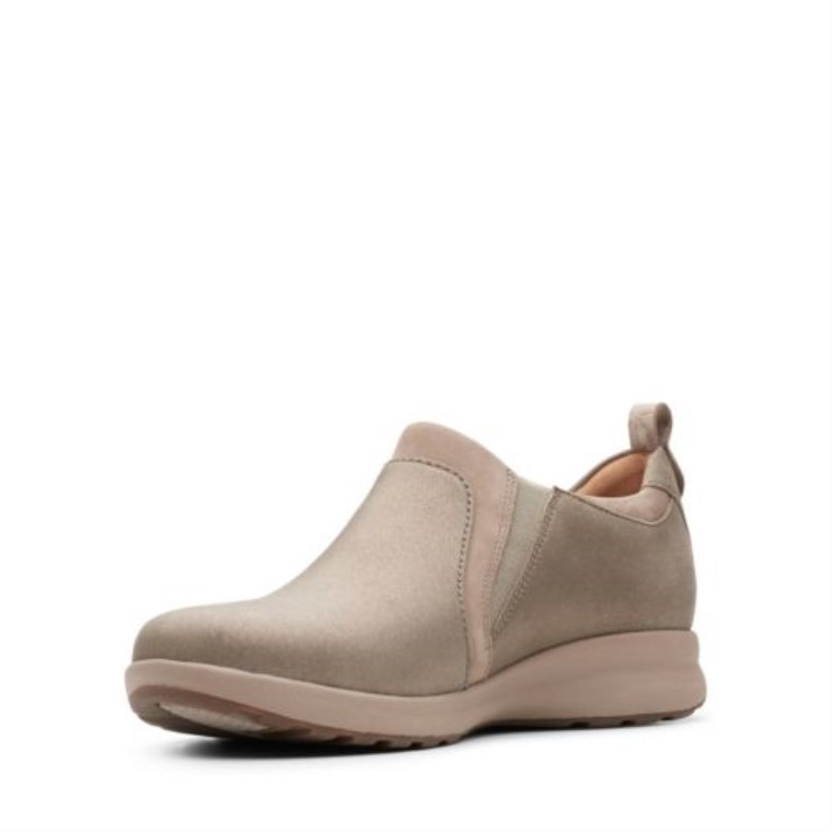 Clarks Un Adornar Zip Taupe
