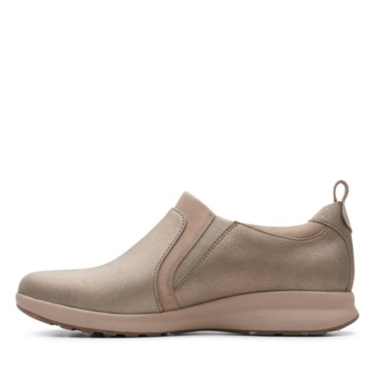 Clarks Un Adornar Zip Taupe