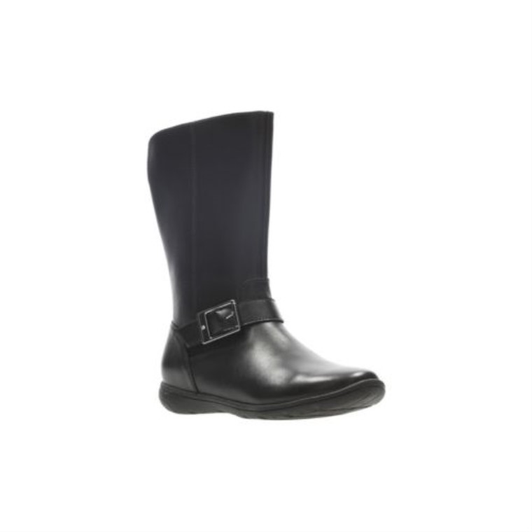 Clarks Venture Moon Jnr F Ajuste Negro