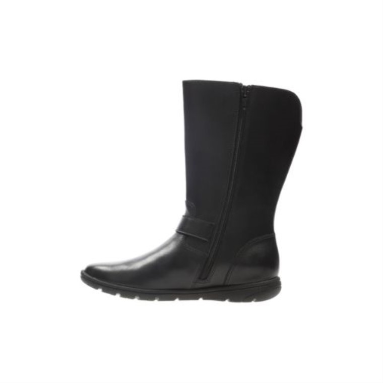 Clarks Venture Moon Jnr F Ajuste Negro