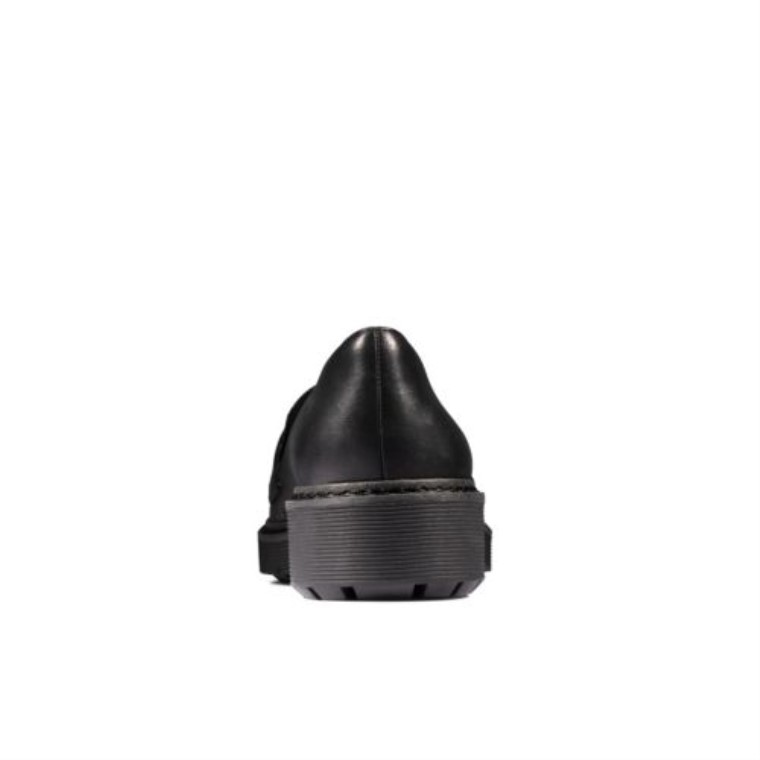 Clarks Witcombe Amanecer Cuero Negro