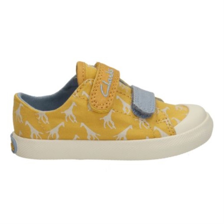 Clarks Amarillo Bajo Textil Halcy Hop Fst G Fit