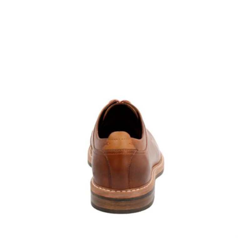 Cuero Coñac Clarks Pitney Walk