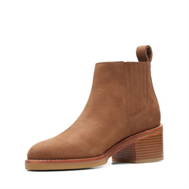 Colonia Top Luz Bronceado Gamuza Clarks