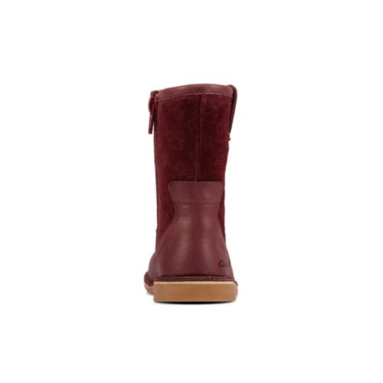 Comet Pop Fst- G Ajuste Clarks Berry Cuero