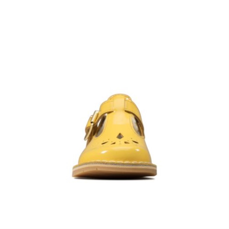 Comet Weave Inf G Fit Amarillo Bajo Patente Clarks
