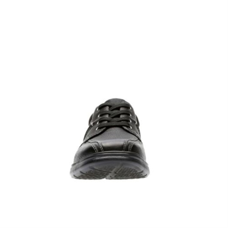 Cotrell Walk Clarks Cuero Negro Aceitoso