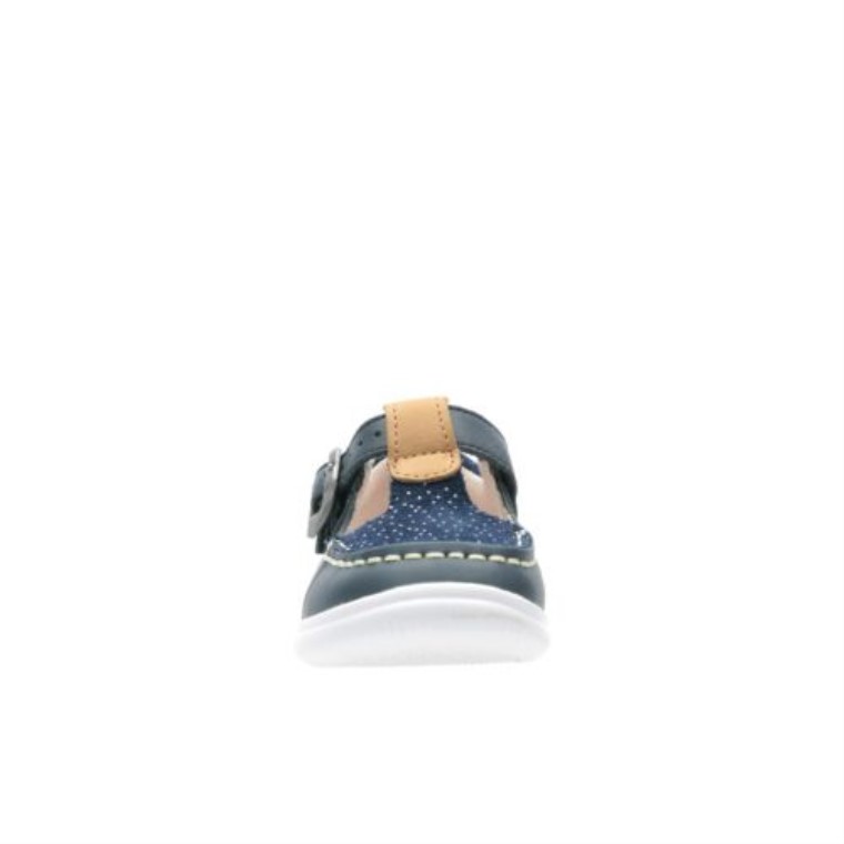 Crest Rosa Inf F Fit Clarks Cuero Azul Marino