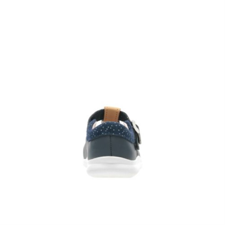 Crest Rosa Inf F Fit Clarks Cuero Azul Marino