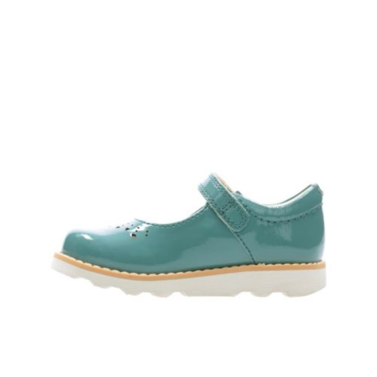 Crown Jump Fst F Fit Clarks Cuero Verde Azulado