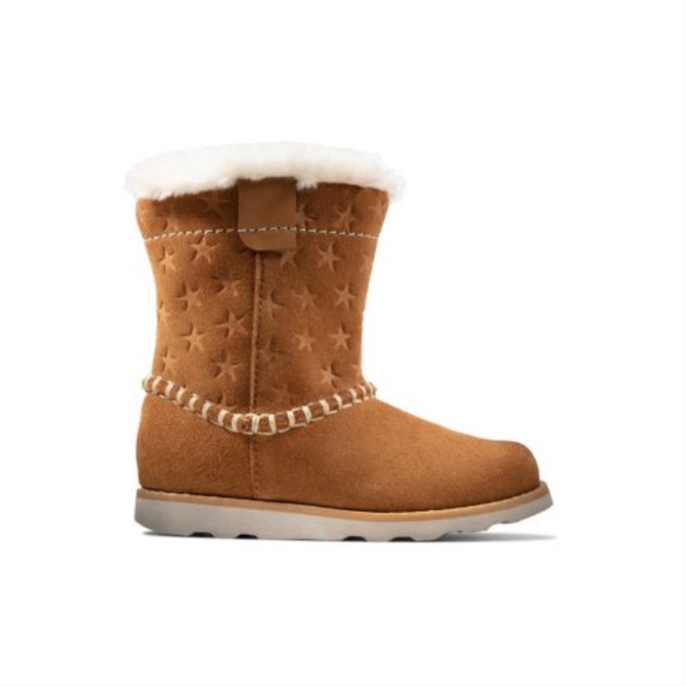 Corona Piper Fst F Ajuste Clarks Tan Gamuza