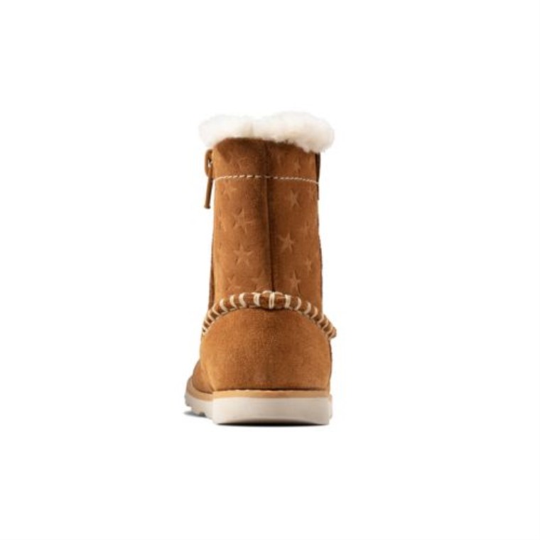Corona Piper Fst F Ajuste Clarks Tan Gamuza