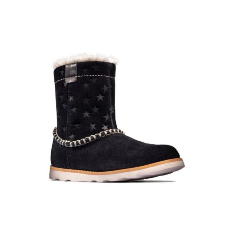 Corona Piper Inf G Fit Azul Marino Gamuza Clarks