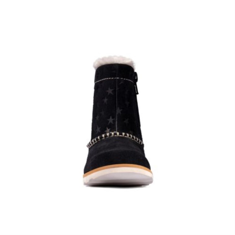 Corona Piper Inf G Fit Azul Marino Gamuza Clarks