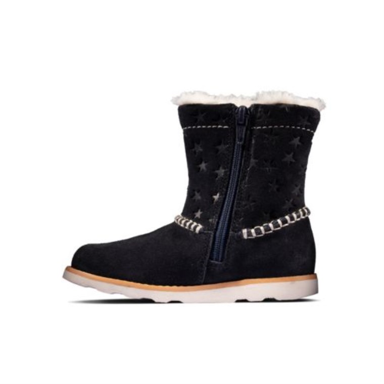Corona Piper Inf G Fit Azul Marino Gamuza Clarks