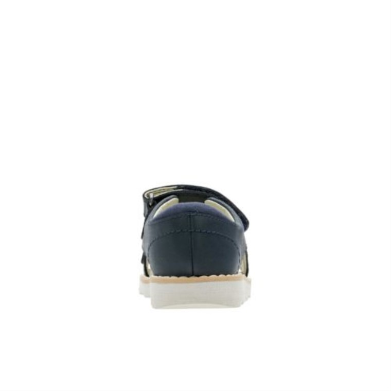 Corona Raíz Inf G Ajuste Clarks Azul Marino Cuero