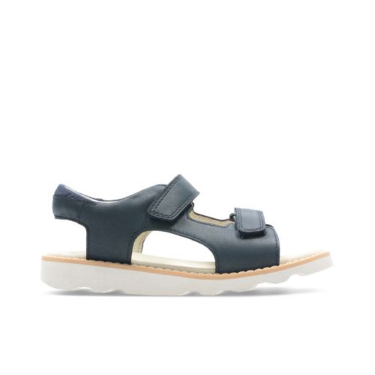 Corona Raíz Jnr G Ajuste Clarks Azul Marino Cuero
