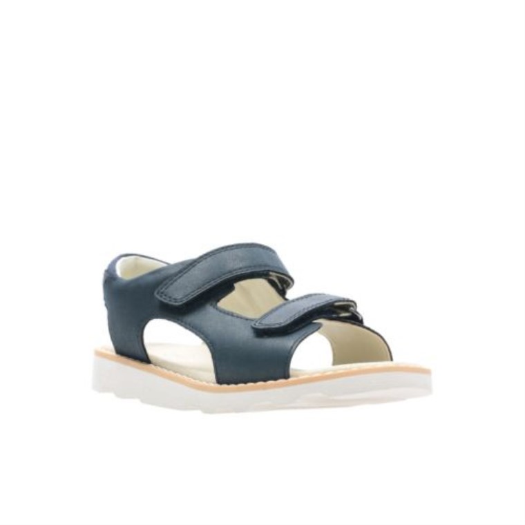Corona Raíz Jnr G Ajuste Clarks Azul Marino Cuero